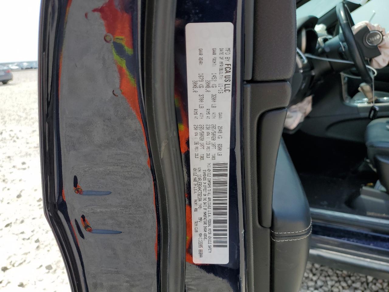 1C4RJEBG4HC732184 2017 Jeep Grand Cherokee Limited