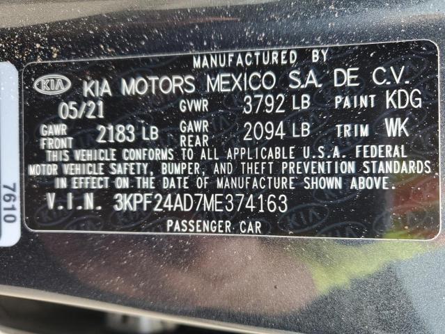 3KPF24AD7ME374163 Kia Forte FE 12