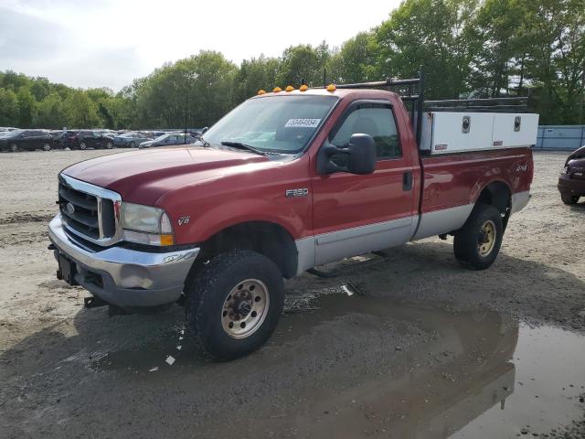 FORD F350 SRW S 2002 maroon pickup gas 1FTSF31L72EC07752 photo #1