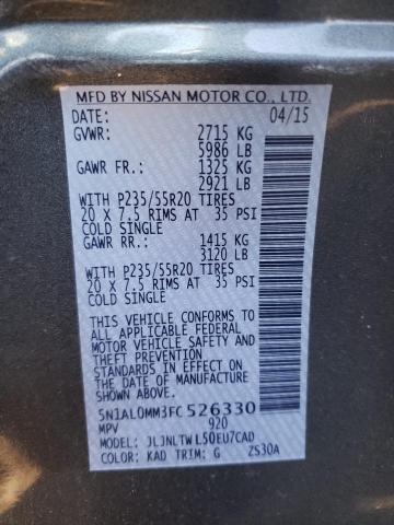 2015 INFINITI QX60 - 5N1AL0MM3FC526330