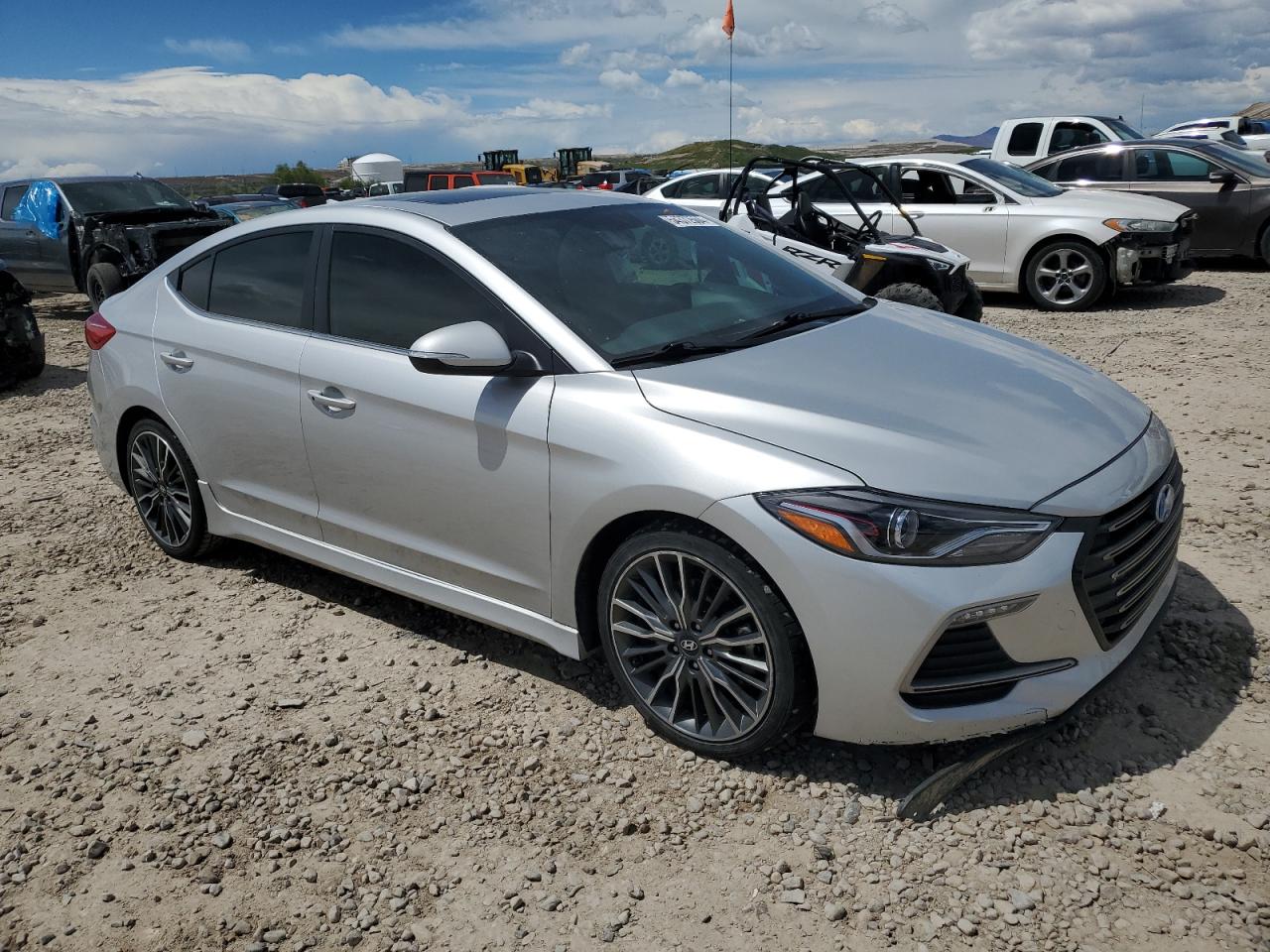 KMHD04LB1JU542607 2018 Hyundai Elantra Sport