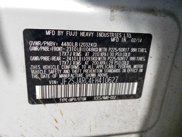 2015 Subaru Forester 2.5I Limited VIN: JF2SJARC4FH410627 Lot: 55520914