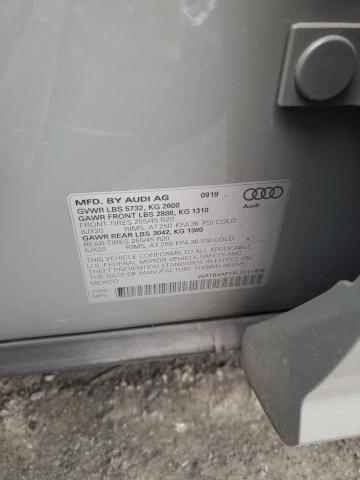 2020 Audi Sq5 Premium Plus VIN: WA1B4AFYXL2011400 Lot: 55046824
