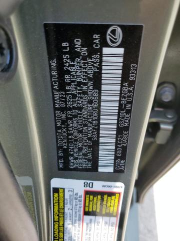 2024 Lexus Es 350 Base VIN: 58AFZ1B10RU160689 Lot: 55194074