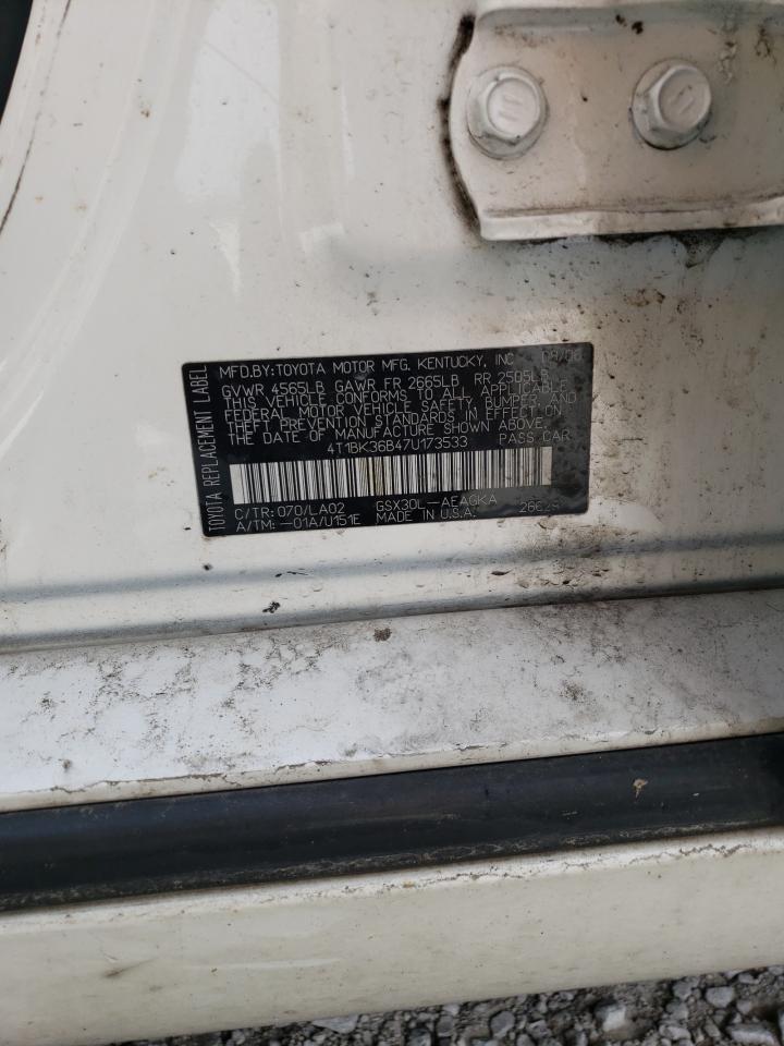 4T1BK36B47U173533 2007 Toyota Avalon Xl