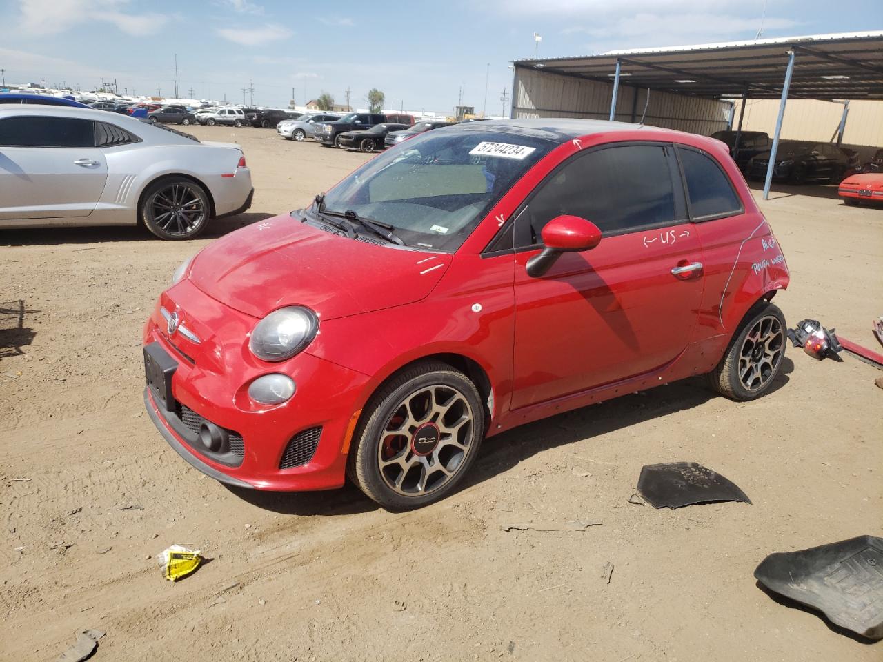 2013 Fiat 500 Sport vin: 3C3CFFHH3DT698478