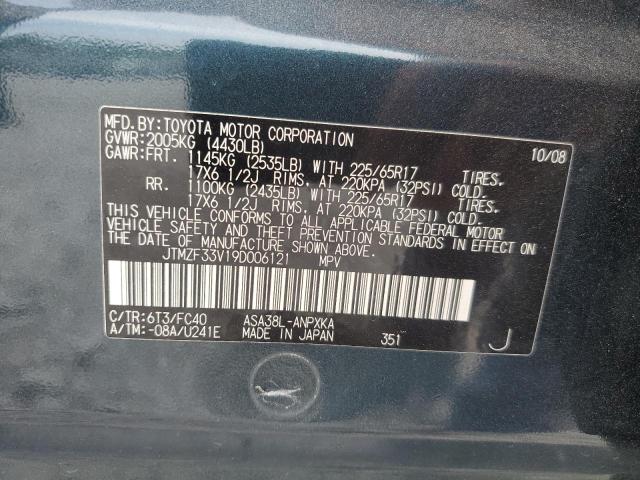 2009 Toyota Rav4 VIN: JTMZF33V19D006121 Lot: 56563654