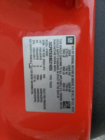 2011 Chevrolet Silverado K1500 Ltz VIN: 3GCPKTE3XBG374059 Lot: 55655254