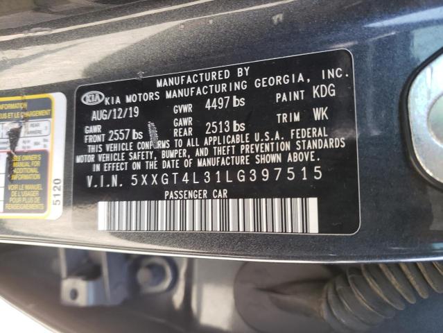 2020 Kia Optima Lx VIN: 5XXGT4L31LG397515 Lot: 56766484