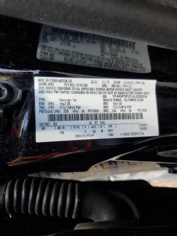 2018 Ford Focus Se VIN: 1FADP3F21JL220924 Lot: 55673214