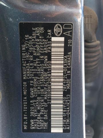 2017 Toyota Corolla L VIN: 2T1BURHE2HC811950 Lot: 56064034