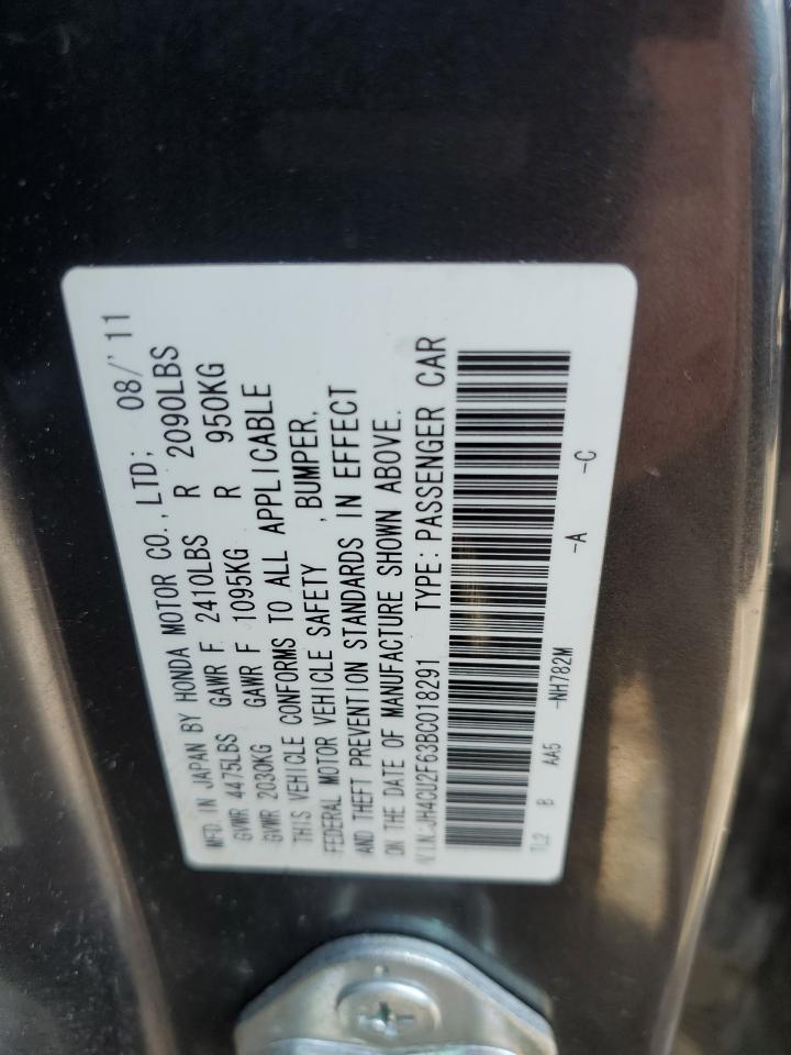 JH4CU2F63BC018291 2011 Acura Tsx