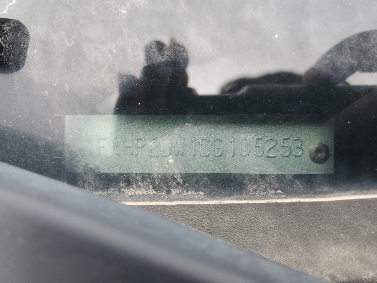 1FAHP2DW1CG105253 2012 Ford Taurus Se