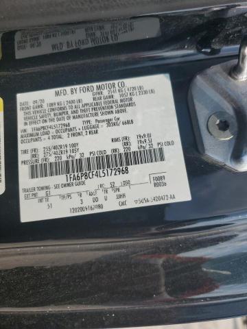 2020 Ford Mustang Gt VIN: 1FA6P8CF4L5172968 Lot: 56528204