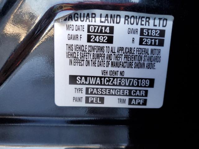 2015 Jaguar Xj VIN: SAJWA1CZ4F8V76189 Lot: 56432294