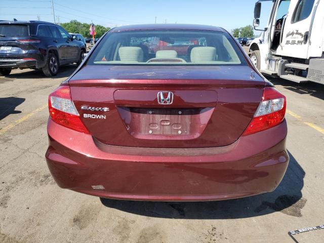 2012 Honda Civic Lx VIN: 19XFB2F55CE061696 Lot: 57095814