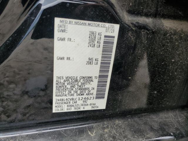 2020 Nissan Altima Sr VIN: 1N4BL4CV8LC124623 Lot: 53221284