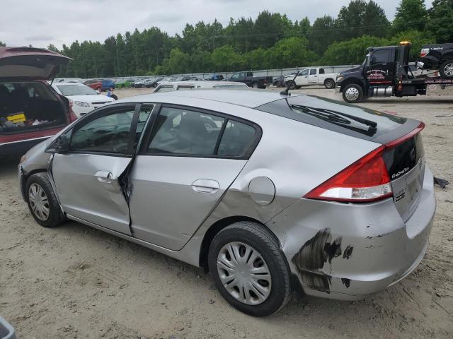 HONDA INSIGHT LX 2011 silver hatchbac hybrid engine JHMZE2H55BS009531 photo #3