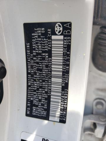 2014 Toyota Corolla L VIN: 5YFBURHE7EP152629 Lot: 56872574