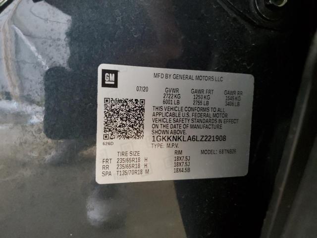 2020 GMC Acadia Sle VIN: 1GKKNKLA6LZ221908 Lot: 56181744