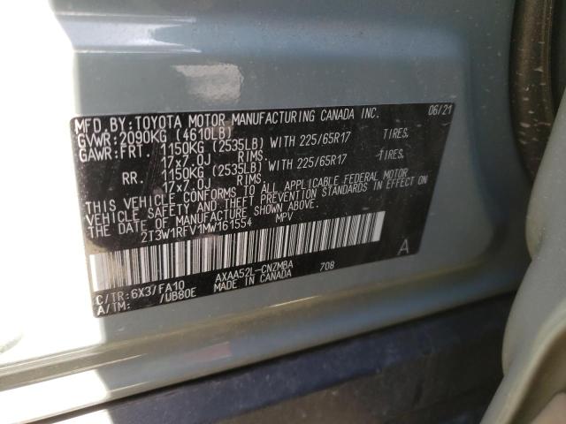 2T3W1RFV1MW161554 | 2021 Toyota rav4 xle