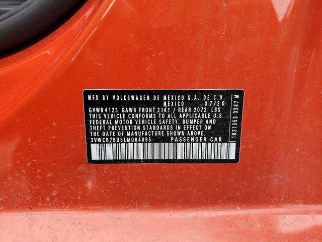 2020 VOLKSWAGEN JETTA S - 3VWCB7BU5LM064095