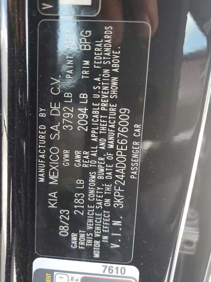 3KPF24AD0PE676009 2023 Kia Forte Lx