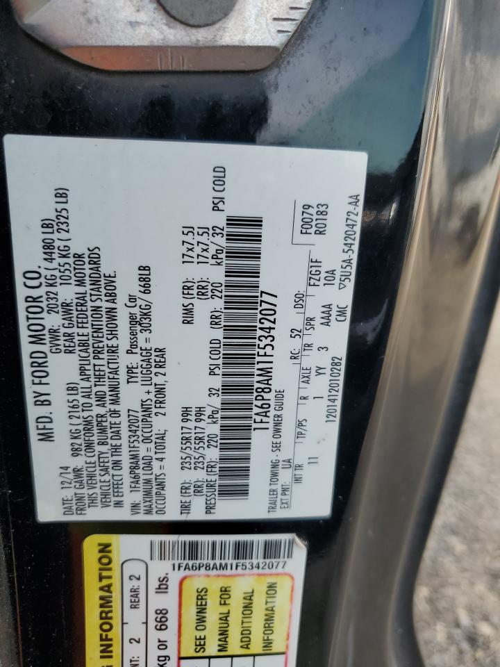 1FA6P8AM1F5342077 2015 Ford Mustang