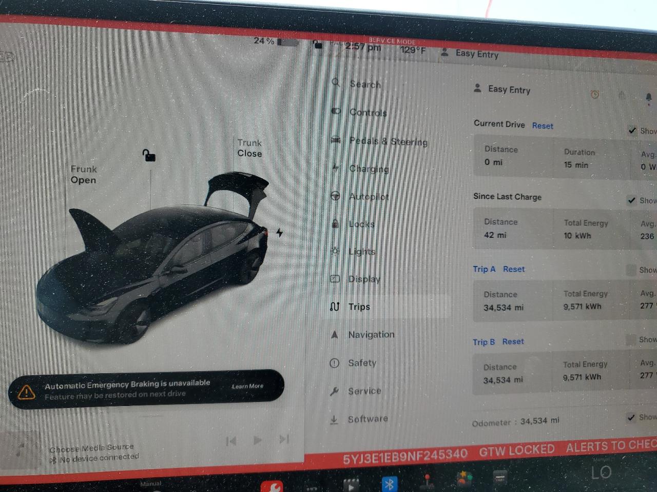 5YJ3E1EB9NF245340 2022 Tesla Model 3