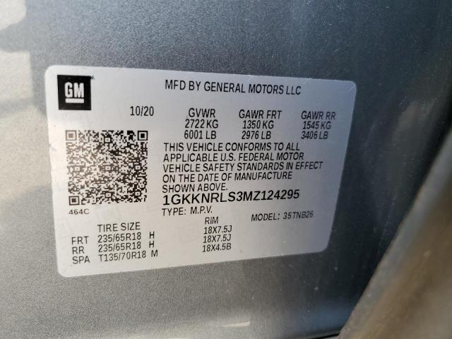 2021 GMC ACADIA SLE - 1GKKNRLS3MZ124295