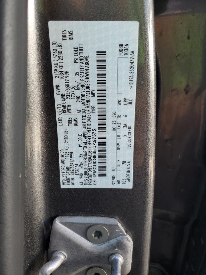 1FMCU0G94EUA97575 2014 Ford Escape Se