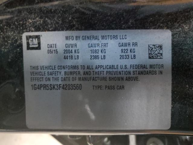 2015 Buick Verano Convenience VIN: 1G4PR5SK3F4203560 Lot: 56849524