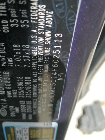 2015 KIA SEDONA EX - KNDMC5C14F6025113