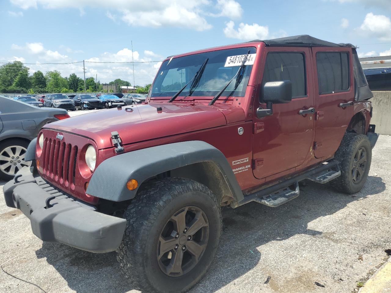 2013 Jeep Wrangler Unlimited Sport vin: 1C4BJWDG5DL572203