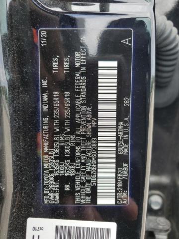 VIN 5TDGZRBHXMS073889 2021 Toyota Highlander, Xle no.13