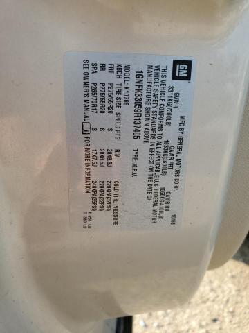 2009 Chevrolet Tahoe K1500 Ltz VIN: 1GNFK33059R137405 Lot: 55321994