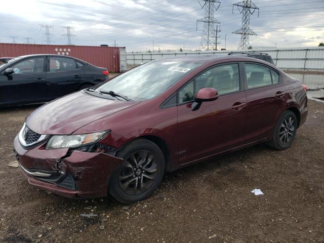 2013 Honda Civic Lx VIN: 19XFB2F54DE007775 Lot: 55510624