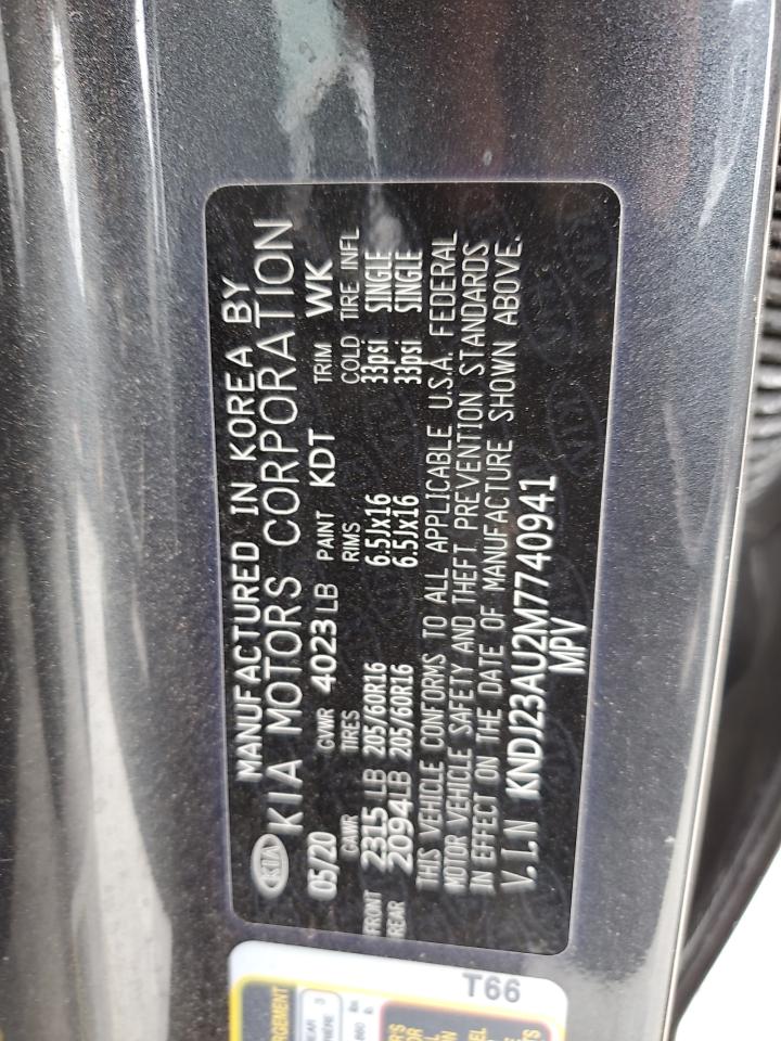 KNDJ23AU2M7740941 2021 Kia Soul Lx