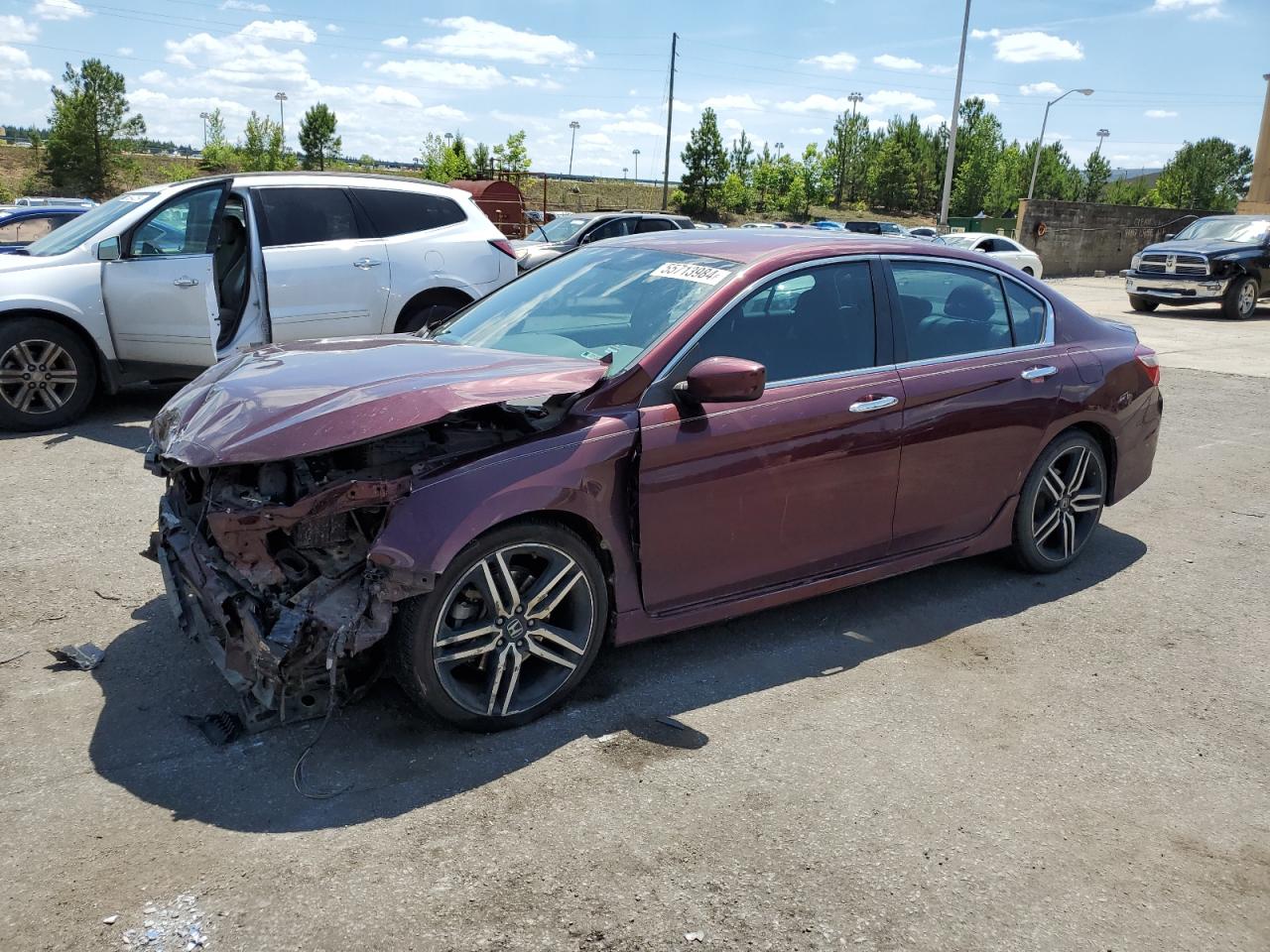 1HGCR2F59GA084780 2016 Honda Accord Sport