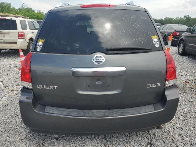 2008 Nissan Quest S VIN: 5N1BV28UX8N117060 Lot: 55664444