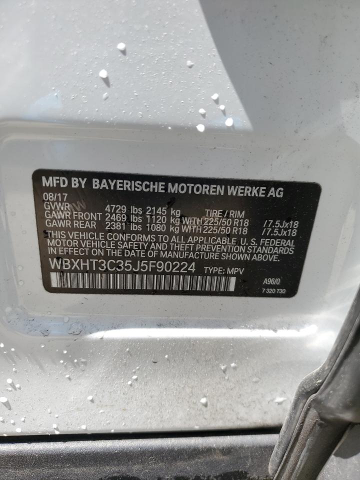 WBXHT3C35J5F90224 2018 BMW X1 xDrive28I