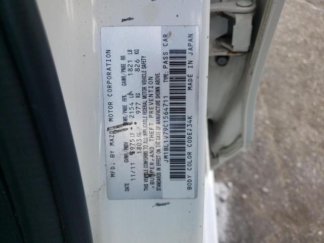 2012 Mazda 3 I VIN: JM1BL1V79C1564711 Lot: 55526004