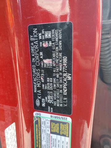 2020 Kia Sportage S VIN: KNDP6CAC8L7714980 Lot: 54765574