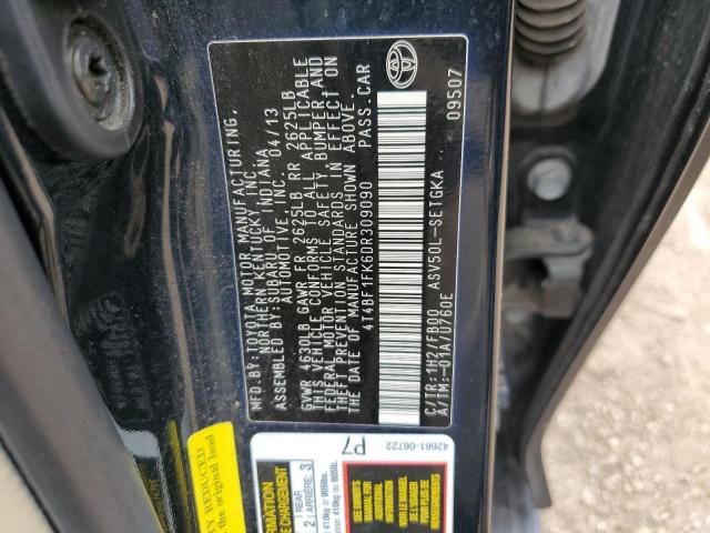 VIN 4T4BF1FK6DR309090 2013 Toyota Camry, L no.13