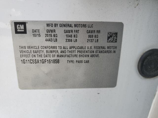 2016 CHEVROLET MALIBU LIM - 1G11C5SA1GF161858