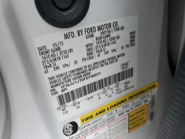 2015 Ford Expedition Xlt VIN: 1FMJU1JT0FEF44531 Lot: 56032754