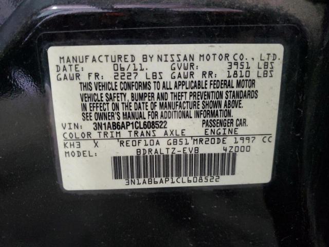 2012 Nissan Sentra 2.0 VIN: 3N1AB6AP1CL608522 Lot: 54517954