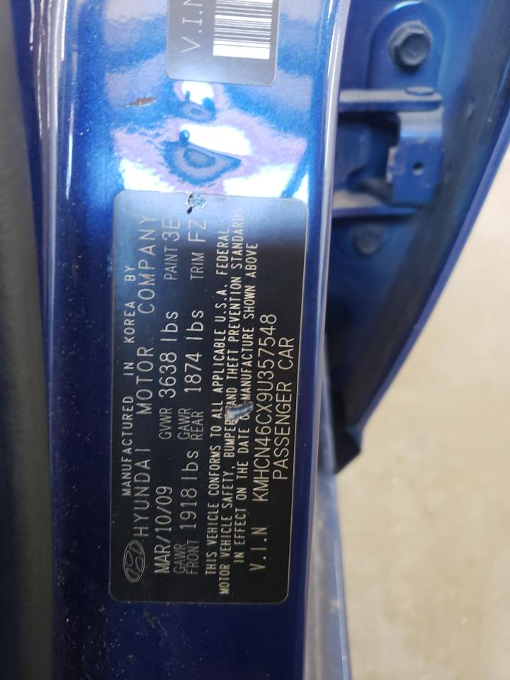 KMHCN46CX9U357548 2009 Hyundai Accent Gls