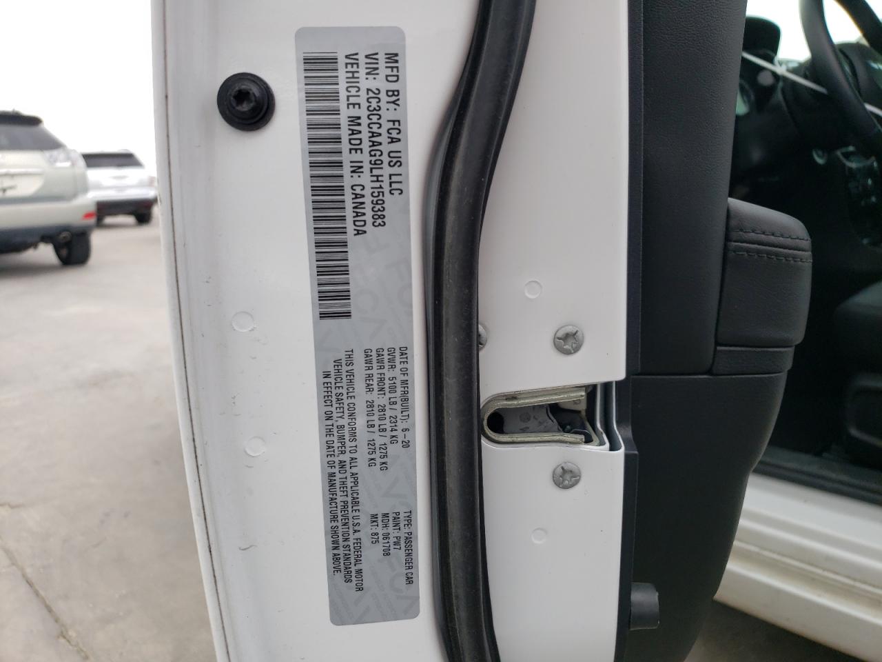 2C3CCAAG9LH159383 2020 Chrysler 300 Touring