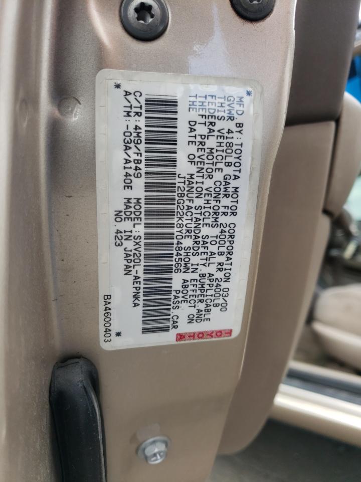 JT2BG22K8Y0484566 2000 Toyota Camry Ce